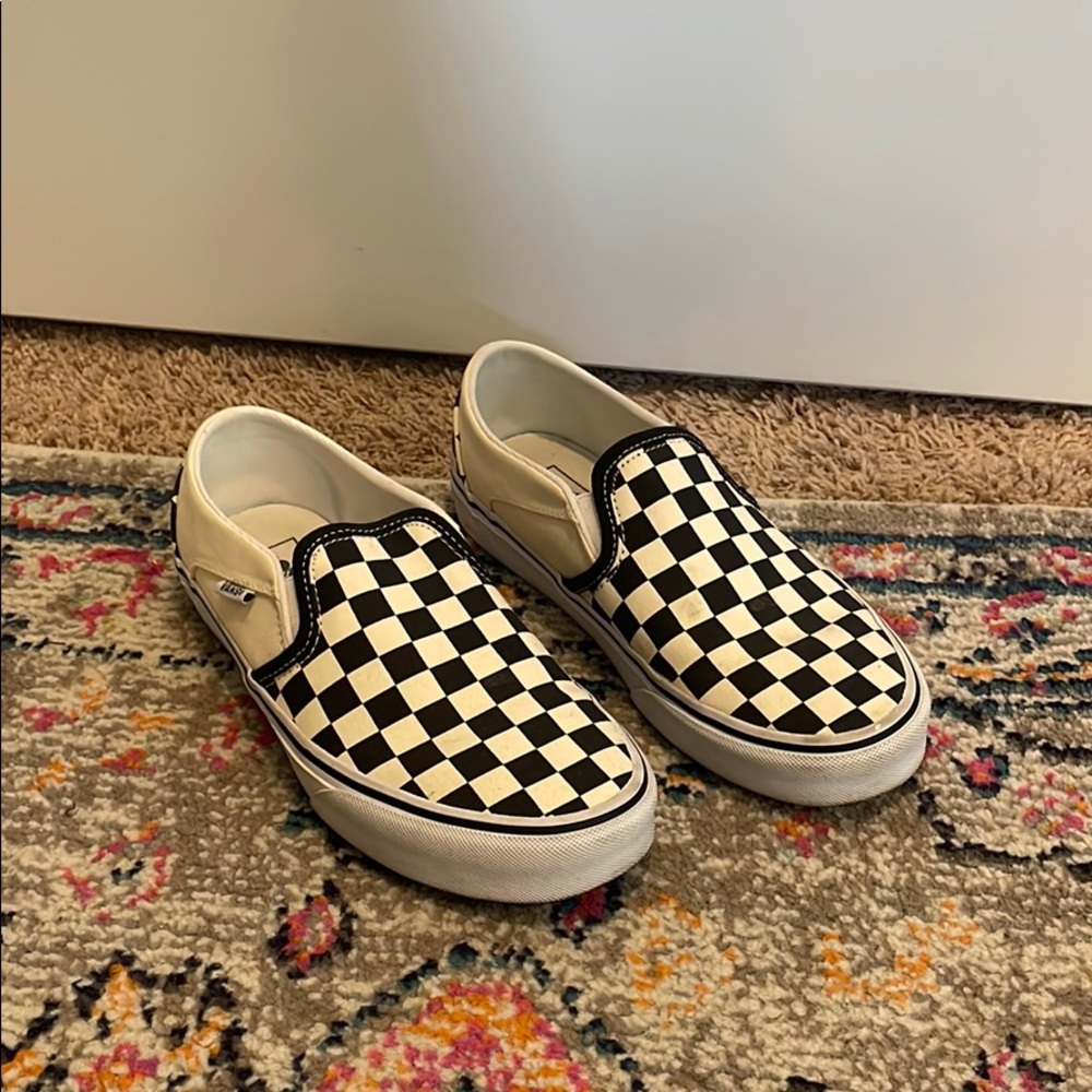 Vans Classic Slip-On Checkerboard Shoe